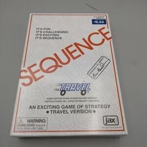 Jax Travel SEQUENCE The Exciting Strategy Game in a Compact Travel Case!